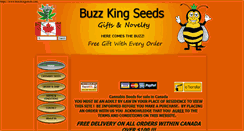 Desktop Screenshot of buzzkingseeds.com