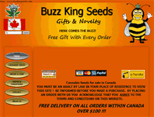 Tablet Screenshot of buzzkingseeds.com